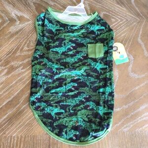 Wag n Woof Cute T-Rex Dinosaur Dog Pet T-Shirt Clothing Size XL